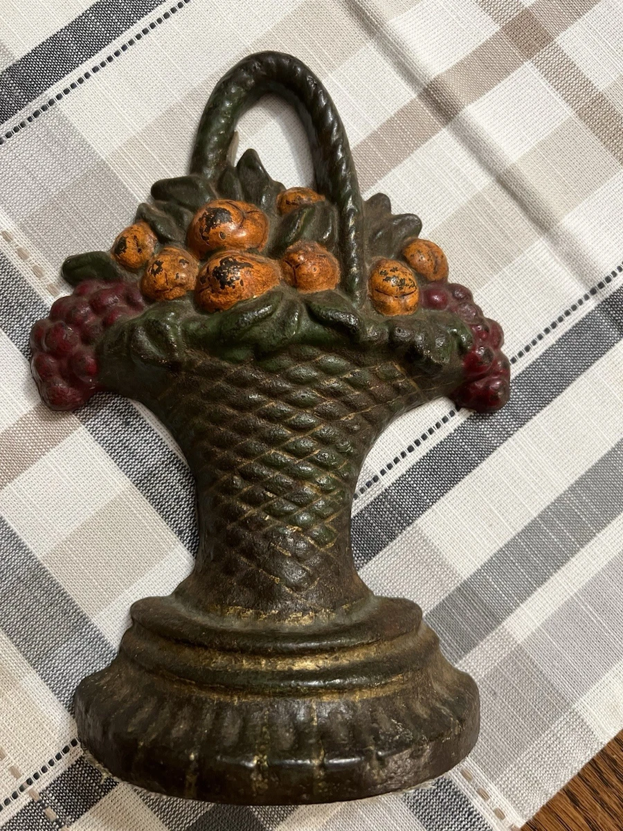 Basket Collectible Cast Iron Metalware for sale | eBay