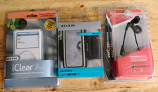 Classic Vintage Belkin iPod Sport Arm Band Griffin iPod Protector Lot & Headset