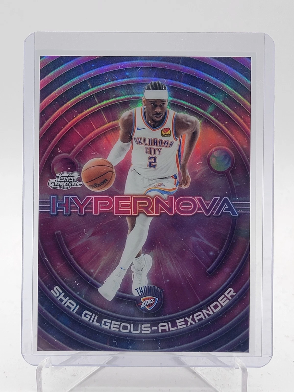 SHAI GILGEOUS-ALEXANDER 2025-26 TOPPS COSMIC CHROME HYPERNOVA SSP #HN-1 Q7018