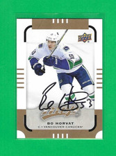 BO HORVAT 2015-16 UD MVP VANCOUVER CANUCKS AUTOGRAPH CARD