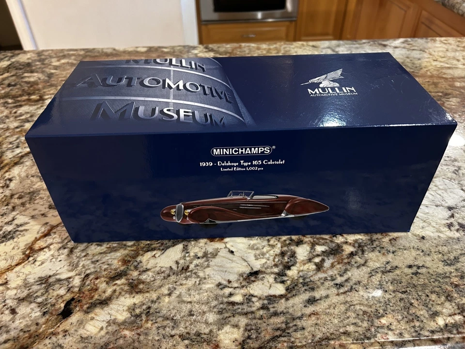 1/18 Minichamps 1939 Delahaye 165 Cabriolet Mullin Collection 107116130 - Image 4 of 4