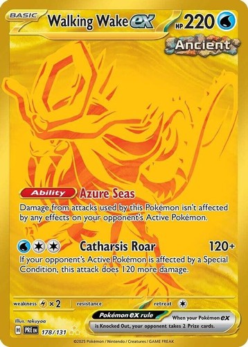 Pokemon Walking Wake ex (178/384) Prismatic Evolutions NM HOLO