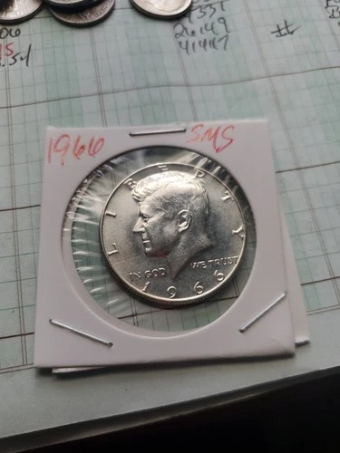 1966 SMS Kennedy Half Dollar Gem BU Special Mint Set 40% Silver