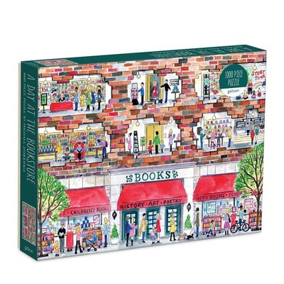 Galison ~ Michael Storrings A Day at the Bookstore 1000 Piece  ... 9780735367081