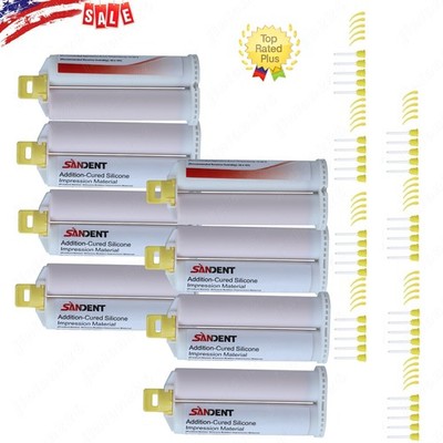 VPS Normal Set Light Body Impression Material 8/Pk 50mL 40 Tips