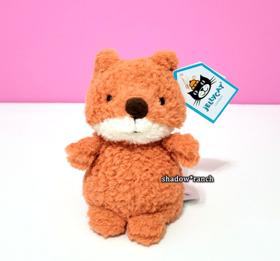 Jellycat Wee Fox + Dust Bag - Tiny 4.5'' Plush - Retired & Rare - New with Tags