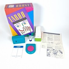 Vintage 1989 Taboo Board Game Complete Milton Bradley Party Game