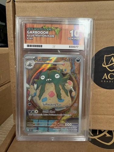 Pokemon White Flare Garbodor IR 141/086 Ace 10