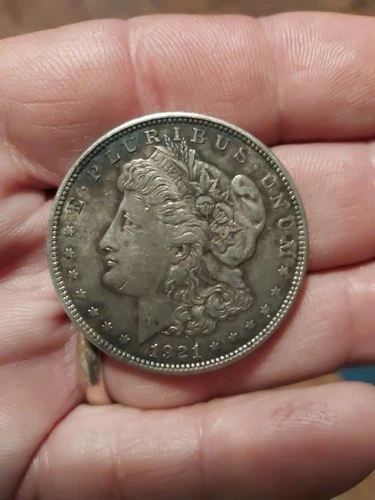 1921 Morgan Silver Dollar $1 Coin 0.9 Fine Silver Circulated