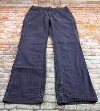 Ariat FR Low Rise M4 Boot Cut Pants Mens 34x34 Navy Blue Workwear Adult