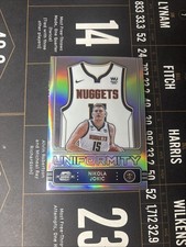 Nikola Jokic #15 2022 Panini Contenders Optic Uniformity Holo Silver