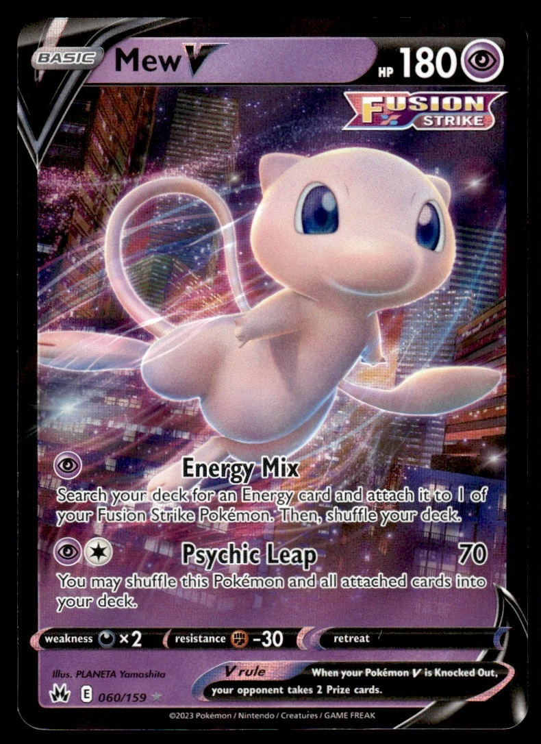 Mew V Pokémon TCG Cards for sale | eBay