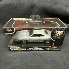 Jada Fast  Furious Dom  s Dodge Charger R/T Raw Metal NIB     