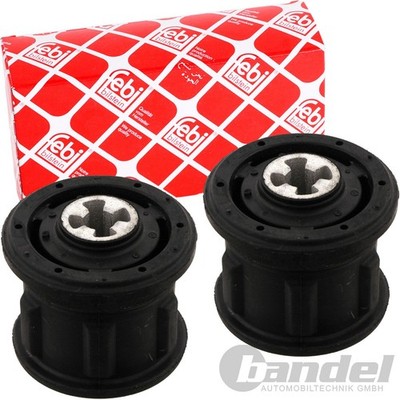 2x FEBI ACHSLAGER HINTERACHSE passend für FORD COURIER ESCORT FIESTA MAZDA 121