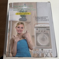 Tragbar Air Cooler Klimagerät Mini Lüfter Ventilator 400ml Luftbefeuchter