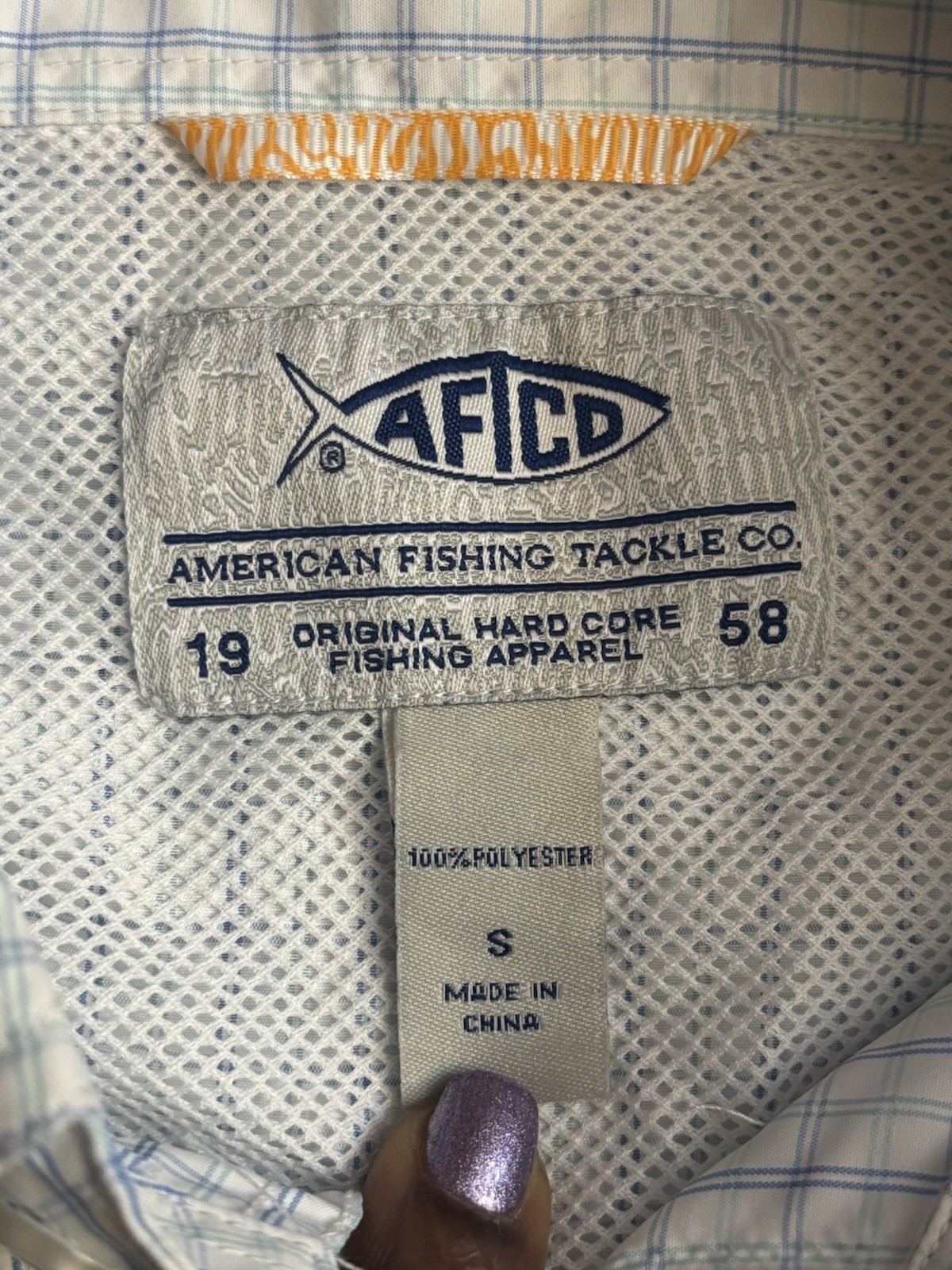 AFTCO Vented Fishing Shirt Mens Size S Short Sleeve Blue New AFTECH NWT Swoll 