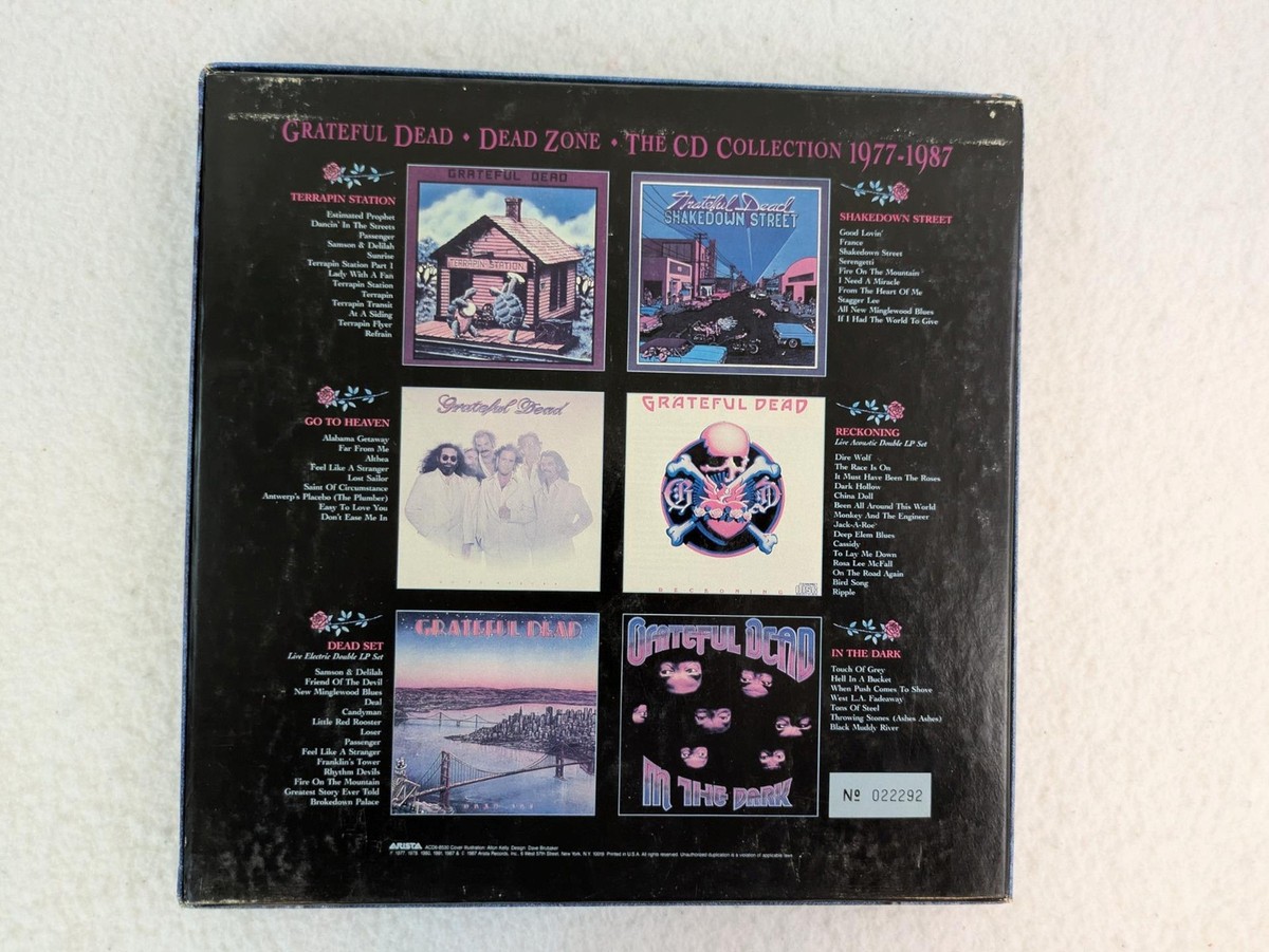 Grateful Dead DEAD ZONE The CD Collection 1977-1987 6 CD Box