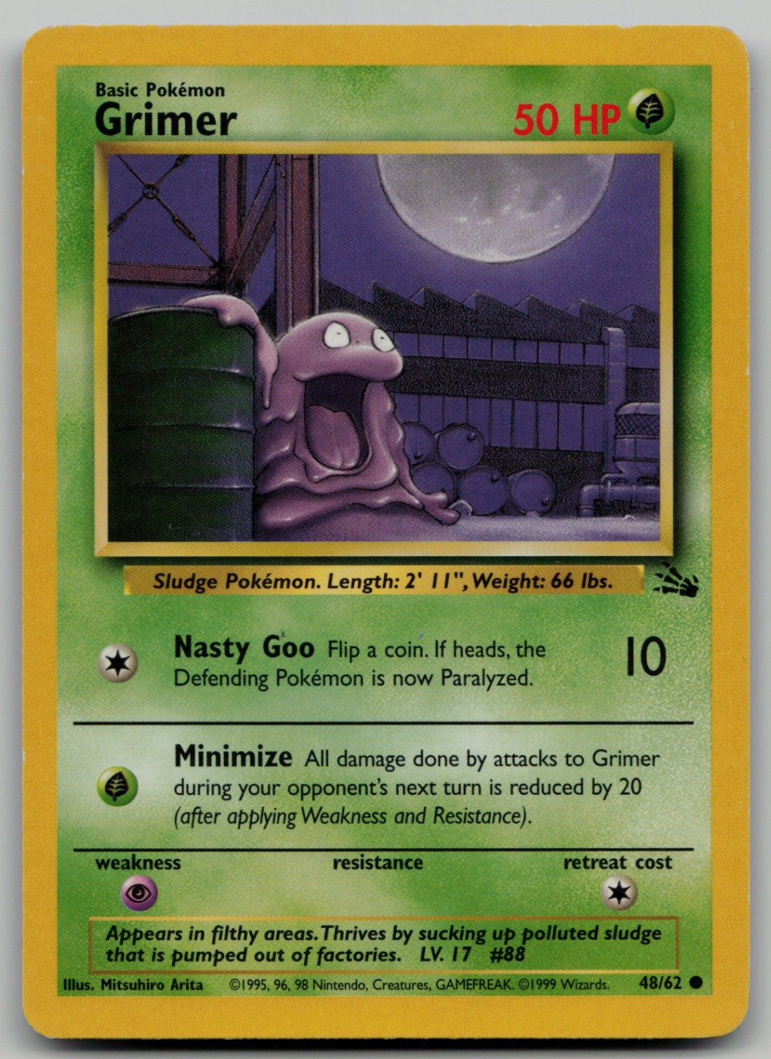 Grimer Common Fossil 48/62 NM