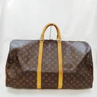 Louis Vuitton LV Boston Bag Keepall 55 Brown Monogram 5202325
