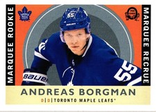 2017-18 O-Pee-Chee Andreas Borgman Retro Marquee Rookie #615 Toronto Maple Leafs