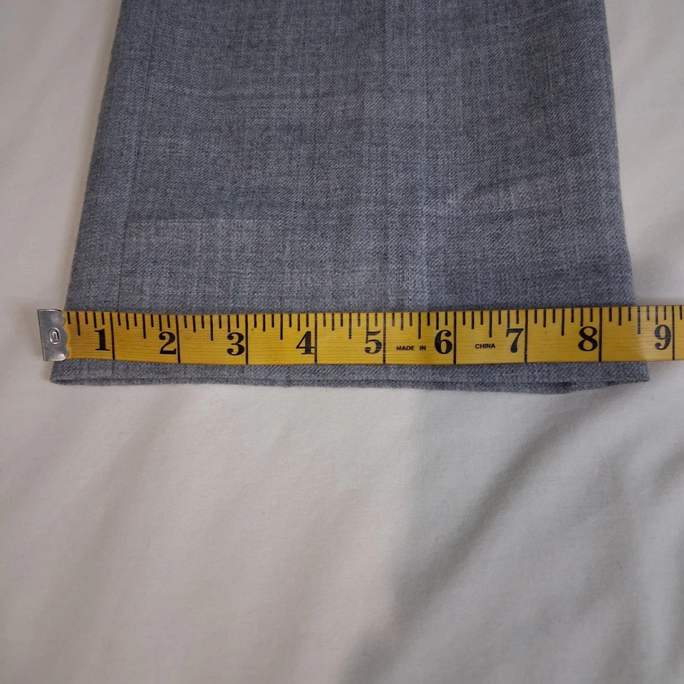 Pendleton Mujer Lana Virgen Academia Vestido Pantalones Gris Pierna Ancha Pantalones Talla 8 Foto 2 de 4