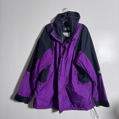 The North Face Mountain Jacket Mens XL Purple Black Gore-Tex
