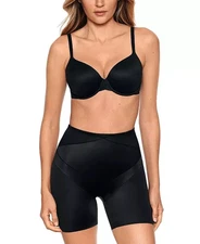 Miraclesuit Women's Instant Tummy Tuck Extra Firm Bike Short, Black, Size L 0213