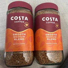 Costa coffee smooth medium blend instant coffee ( Pack of 2 ) 190g