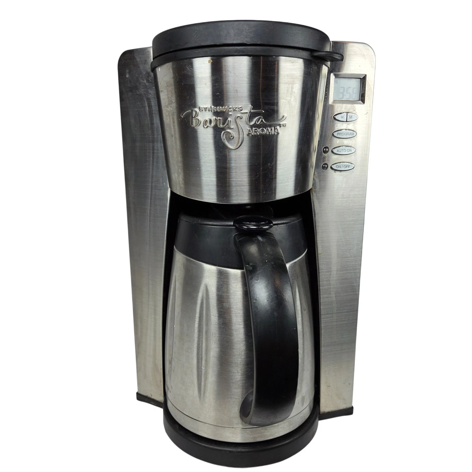 Starbucks Barista Aroma 8-Cup Coffee Maker Stainless Steel Thermal Carafe Tested