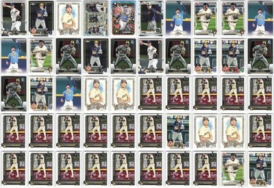 Brice Turang Milwaukee Brewers Lot of 50 MLB Baseball Cards Collection