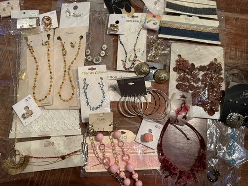 Jewelry Lot NEW with Tags! Gifts, Resell, Necklace, Bracelet, Earrings, Ring Etc