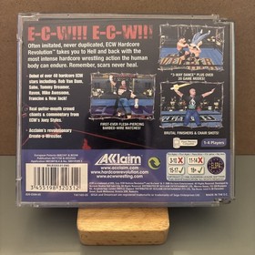 ECW Hardcore Revolution | Tested | Sega Dreamcast | Case, Manual & Insert Inc