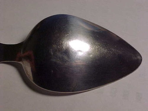Bonito PAR de monedas de plata cucharadas C. Oskamp, Cincinnati, Ohio - Imagen 5 de 6