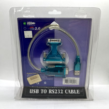 VTG For USB 2.0 To RS232 COM Port 9 Pin Serial DB25 DB9 Adapter Cable Converter