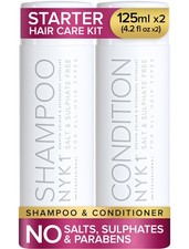Salt & Sulphate Free Hair Shampoo And Conditioner (Starter Set 125ml x2) Sulfate