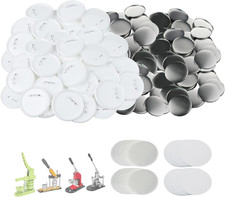 100 Sets 75Mm/3 Inch Button Supplies Button Parts for Buttons Maker Machine 75Mm