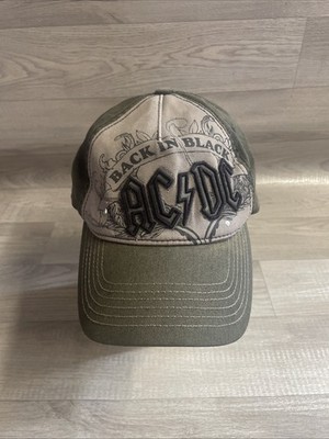 Vintage AC/DC Back In Black Highway To Hell Faded Black Cap