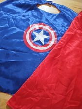 Set Of 2 Superhero Capes. Captain America And Red