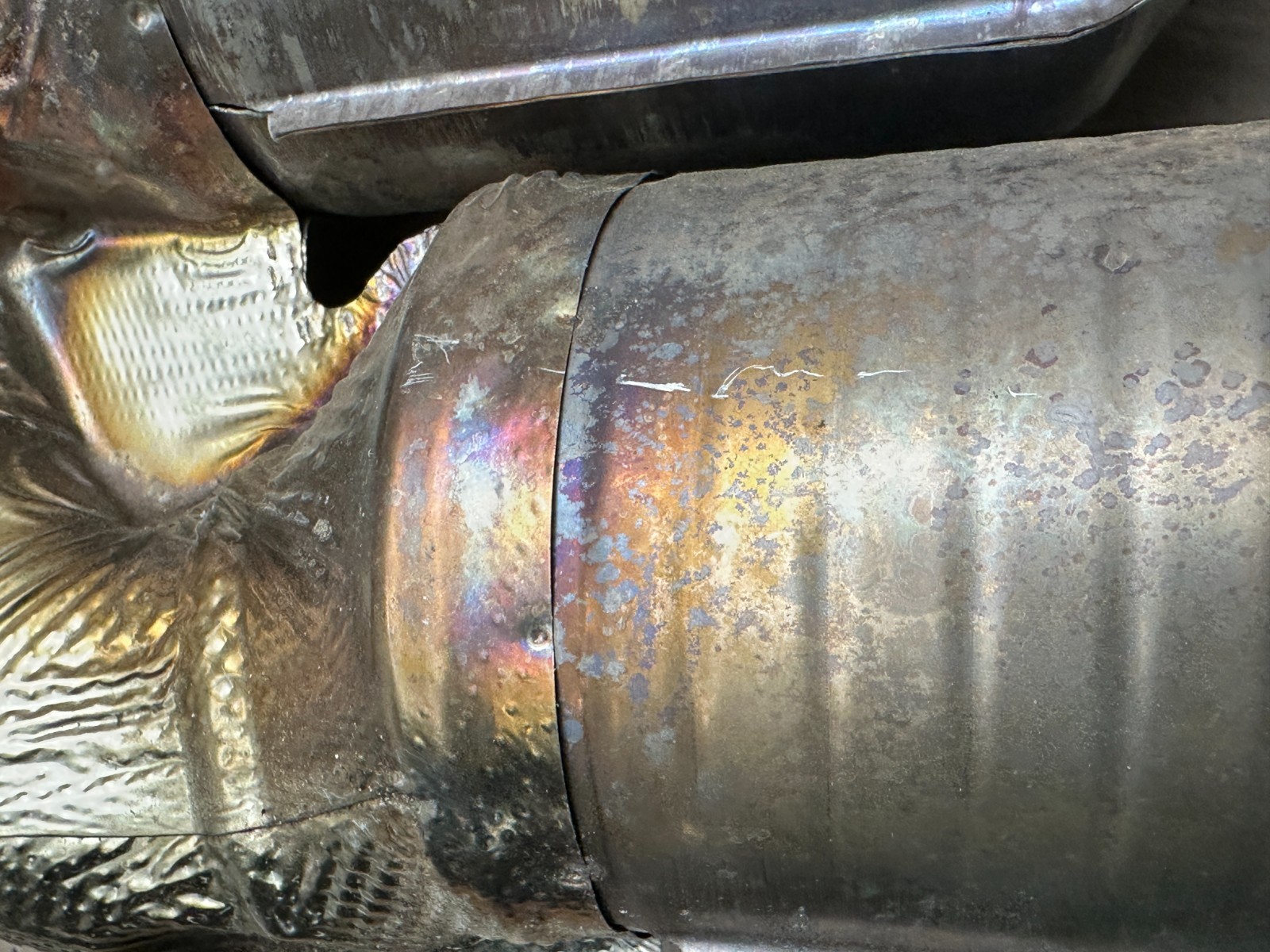 2018-2020 LAMBORGHINI AVENTADOR 6.5L V12 EXHAUST PIPE CATALYTIC CONVERTER OEM