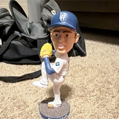 Roki Sasaki Los Angeles Dodgers MLB Hard Plastic Bobblehead Figure
