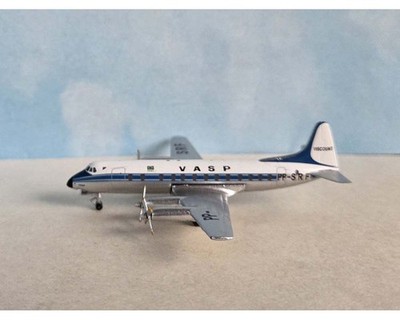 Aeroclassics AC411464 VASP Vickers Viscount 800 PP-SRF Diecast 1/400 Model Plane