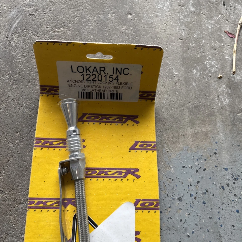 Varilla de medición de motor Lokar, INC 1220154 1937-53 Ford Flathead V8 Foto 2 de 2