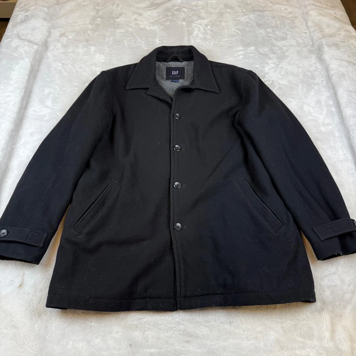 Gap Black Coats, Jackets & Vests Wool Outer Shell for Men for Sale