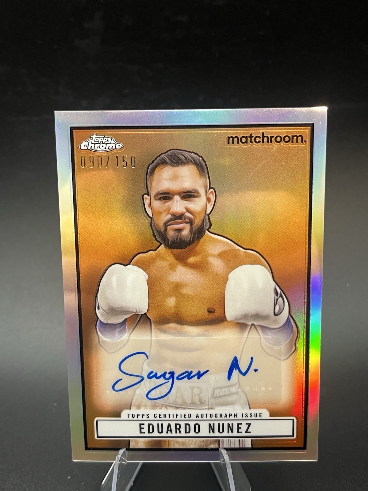 Eduardo Nunez #TRA-EN Boxing Cards 2024 Topps Chrome 1951 Ringside Autograph trading card — raw and PSA graded price guide