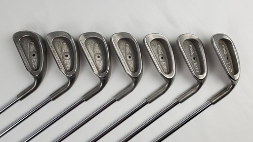 Ping Eye 2+ Black Dot Karsten 4-9 KT-M Steel Shaft Stiff RH & Wedge RH