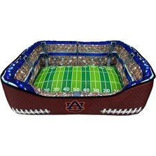 Pets First NCAA Football Stadium Pillow Bed for Dogs & Cats Sporty Dog Bed