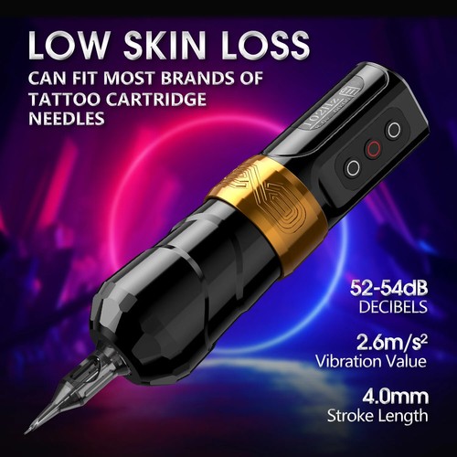 2024 Wireless Tattoo Machine Rotaty Pen Coreless Stroke Capacity Digital Display - Picture 3 of 23