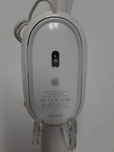 Apple OEM Mighty Mouse kabelgebunden USB weiß Modell A1152 - Bild 5 von 6
