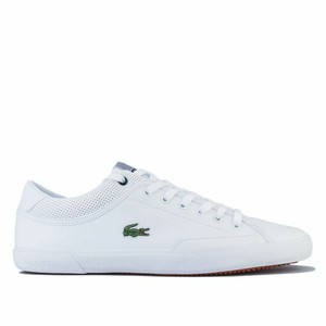 lacoste mens angha trainers white