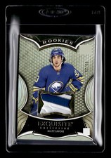 2023-24 Upper Deck Black Diamond Matt Savoie Exquisite Rookies Patch Gold #/25